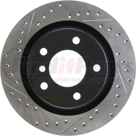 127.34078R by STOPTECH - StopTech Sport Drilled & Slotted Brake Rotor; Rear Right