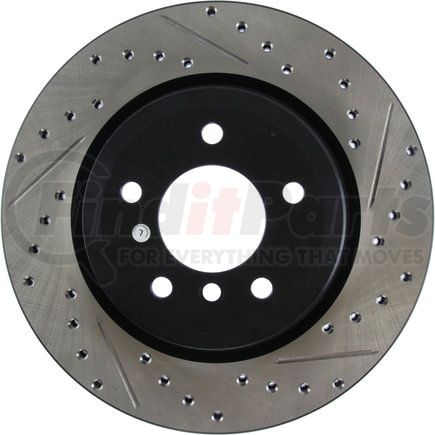 127.34080CL by STOPTECH - StopTech Sport Cryo Drilled & Slotted Brake Rotor; Rear Left