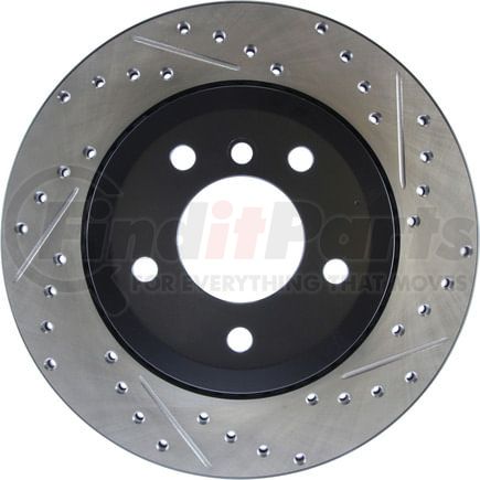 127.34085L by STOPTECH - StopTech Sport Drilled & Slotted Brake Rotor; Rear Left