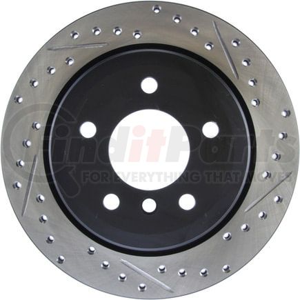 127.34091CL by STOPTECH - StopTech Sport Cryo Drilled & Slotted Brake Rotor; Rear Left