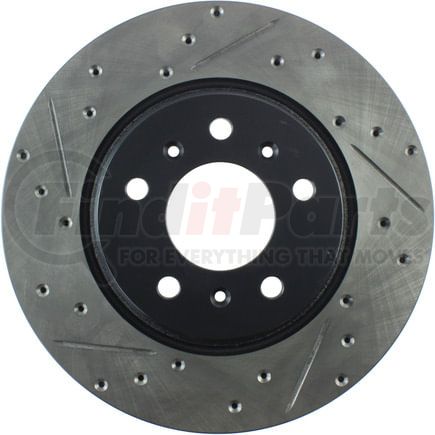 127.62073CR by STOPTECH - StopTech Sport Cryo Drilled & Slotted Brake Rotor; Front Right