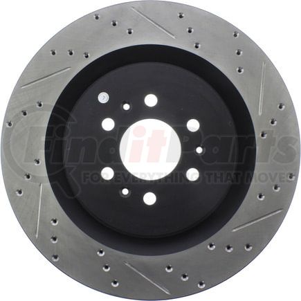 127.62076L by STOPTECH - StopTech Sport Drilled & Slotted Brake Rotor; Rear Left
