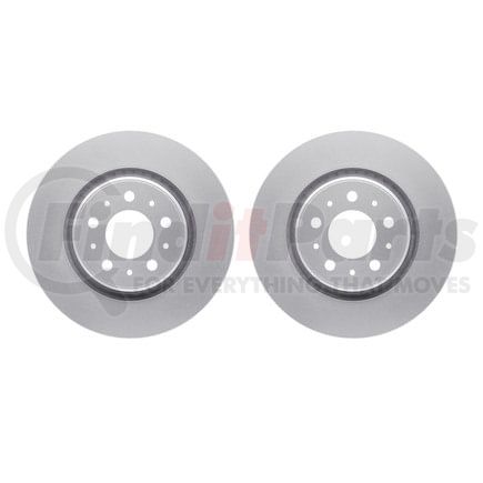 Dynamic Friction Company 4002-27007 Disc Brake Rotor Set Brake Rotors - GEOSPEC Coated