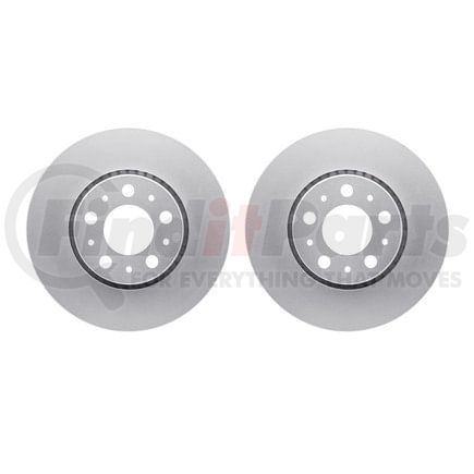 Dynamic Friction Company 4002-27012 Disc Brake Rotor Set Brake Rotors - GEOSPEC Coated