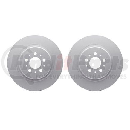 Dynamic Friction Company 4002-27014 Disc Brake Rotor Set Brake Rotors - GEOSPEC Coated