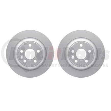 Dynamic Friction Company 4002-27017 Disc Brake Rotor Set Brake Rotors - GEOSPEC Coated