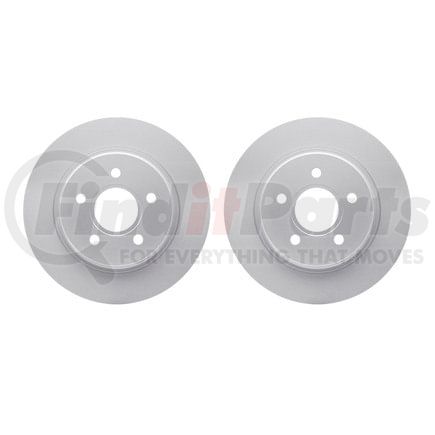 Dynamic Friction Company 4002-27015 Disc Brake Rotor Set Brake Rotors - GEOSPEC Coated