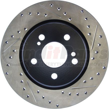 127.35030L by STOPTECH - StopTech Sport Drilled & Slotted Brake Rotor; Rear Left