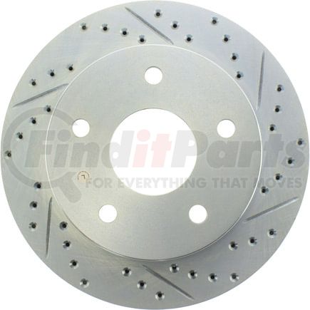 227.67050L by STOPTECH - StopTech Select Sport Drilled and Slotted Brake Rotor; Front Left
