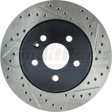 127.35036L by STOPTECH - StopTech Sport Drilled & Slotted Brake Rotor; Front Left