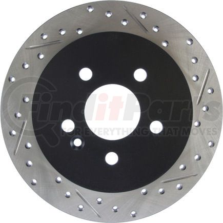StopTech 127.35037L Disc Brake Rotor StopTech Sport Drilled & Slotted Brake Rotor; Rear Left