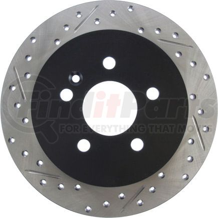 127.35037R by STOPTECH - StopTech Sport Drilled & Slotted Brake Rotor; Rear Right