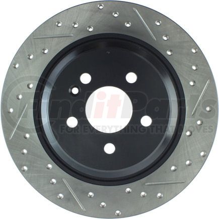 127.35043L by STOPTECH - StopTech Sport Drilled & Slotted Brake Rotor; Rear Left