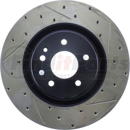 127.35046L by STOPTECH - StopTech Sport Drilled & Slotted Brake Rotor; Front Left