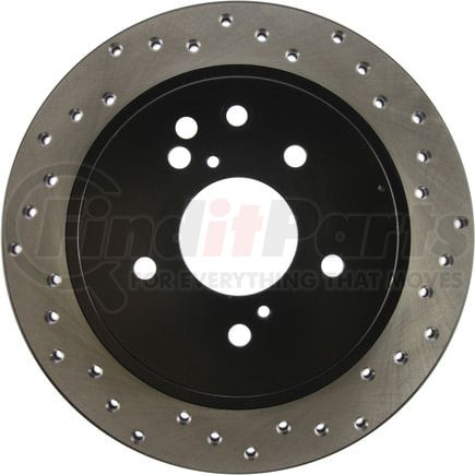 128.42047L by STOPTECH - StopTech Sport Cross Drilled Brake Rotor; Rear Left