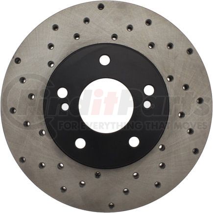 128.42048R by STOPTECH - Sport Cross Drilled Brake Rotor, Front Right