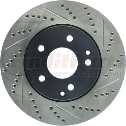 127.35057L by STOPTECH - StopTech Sport Drilled & Slotted Brake Rotor; Front Left
