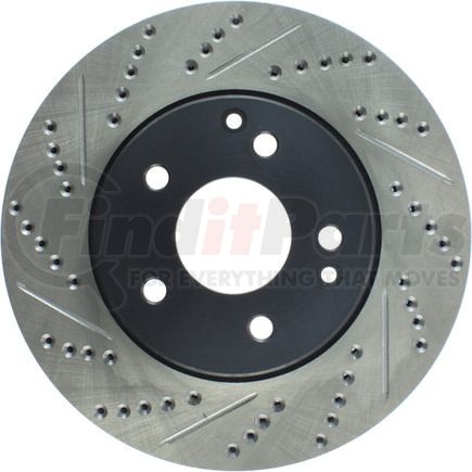 StopTech 127.35057R Disc Brake Rotor StopTech Sport Drilled & Slotted Brake Rotor; Front Right