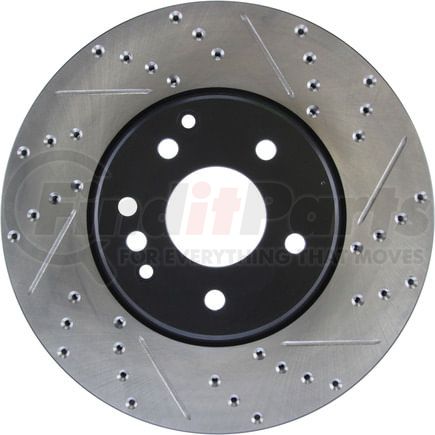 127.35058CL by STOPTECH - StopTech Sport Cryo Drilled & Slotted Brake Rotor; Front Left