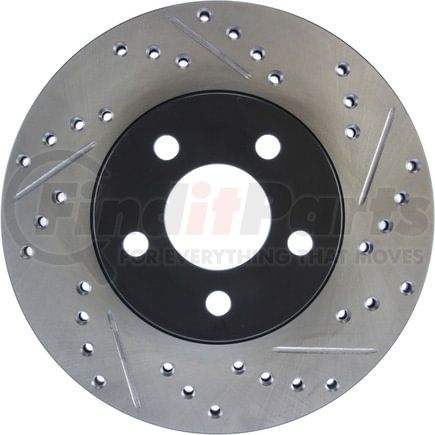 127.63050L by STOPTECH - StopTech Sport Drilled & Slotted Brake Rotor; Front Left
