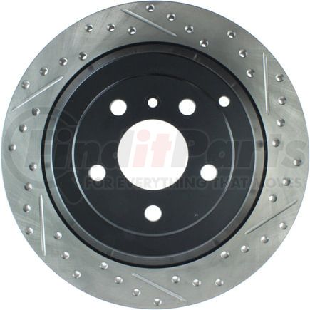 127.35090L by STOPTECH - StopTech Sport Drilled & Slotted Brake Rotor; Rear Left