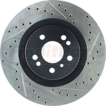 127.35091L by STOPTECH - StopTech Sport Drilled & Slotted Brake Rotor; Front Left