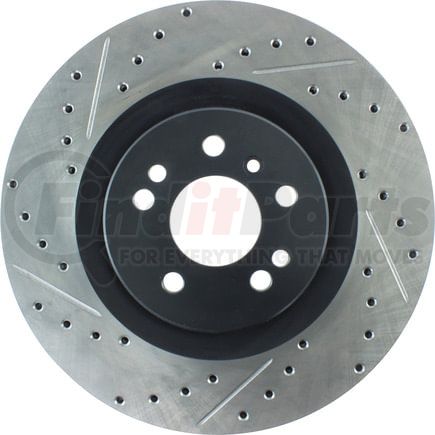 127.35091R by STOPTECH - StopTech Sport Drilled & Slotted Brake Rotor; Front Right
