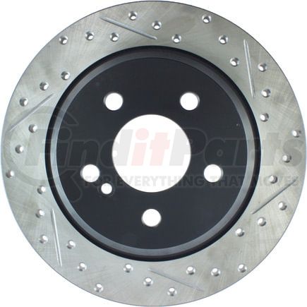 StopTech 127.35098L Disc Brake Rotor StopTech Sport Drilled & Slotted Brake Rotor; Rear Left