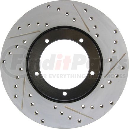 127.37001L by STOPTECH - StopTech Sport Drilled & Slotted Brake Rotor; Front Left