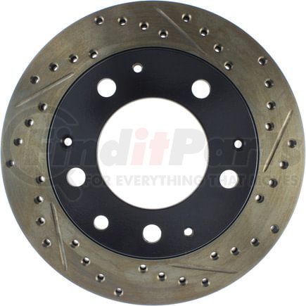 127.37002L by STOPTECH - Sport Drilled & Slotted Brake Rotor, Rear Left