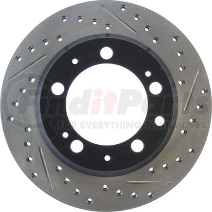 127.37007L by STOPTECH - StopTech Sport Drilled & Slotted Brake Rotor; Rear Left