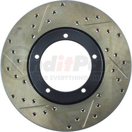 127.37018R by STOPTECH - Sport Drilled & Slotted Brake Rotor, Front Right