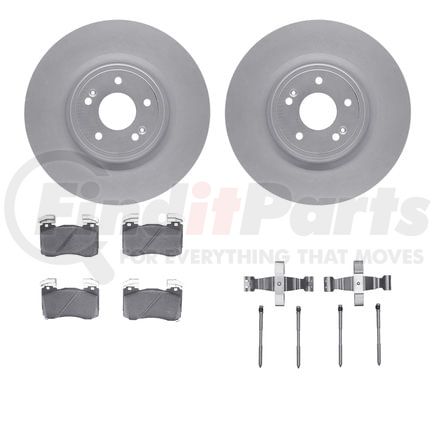 4512-21190 by DYNAMIC FRICTION COMPANY - Geospec Rotors with 5000 Advanced Brake Pads includes Hardware