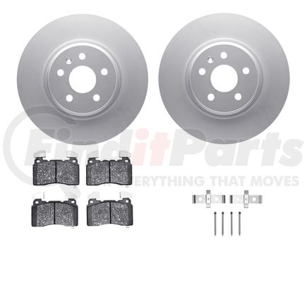 4512-26009 by DYNAMIC FRICTION COMPANY - GEOSPEC Coated Rotors with 5000 Brake Pads - Ceramic and Hardware