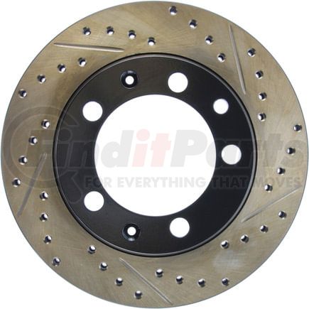 127.37023L by STOPTECH - StopTech Sport Drilled & Slotted Brake Rotor; Rear Left