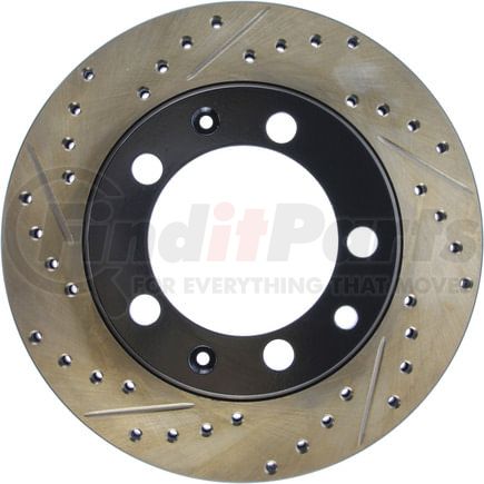 127.37023R by STOPTECH - StopTech Sport Drilled & Slotted Brake Rotor; Rear Right