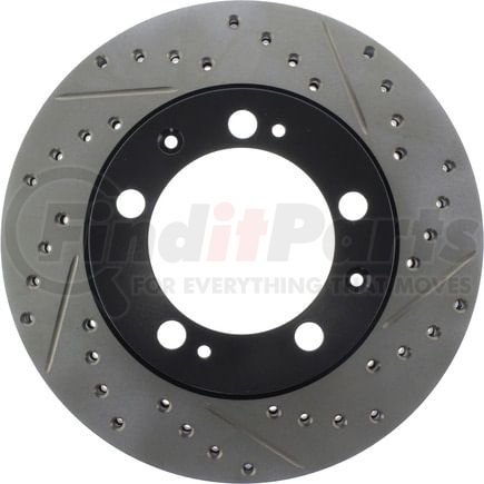 127.37025L by STOPTECH - StopTech Sport Drilled & Slotted Brake Rotor; Front Left