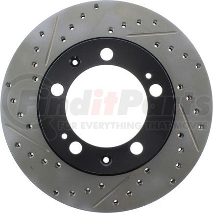 127.37025R by STOPTECH - StopTech Sport Drilled & Slotted Brake Rotor; Front Right