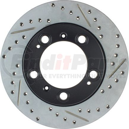 127.37031L by STOPTECH - StopTech Sport Drilled & Slotted Brake Rotor; Rear Left