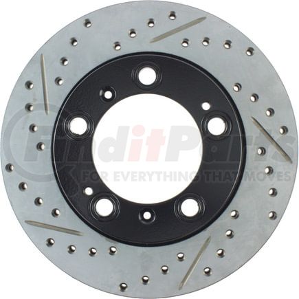 127.37031R by STOPTECH - StopTech Sport Drilled & Slotted Brake Rotor; Rear Right