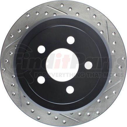 127.63070L by STOPTECH - StopTech Sport Drilled & Slotted Brake Rotor; Rear Left