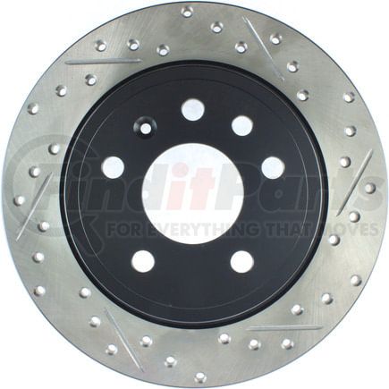 127.38013L by STOPTECH - StopTech Sport Drilled & Slotted Brake Rotor; Rear Left