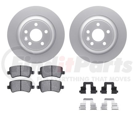 4512-27086 by DYNAMIC FRICTION COMPANY - GEOSPEC Coated Rotors with 5000 Brake Pads - Ceramic and Hardware