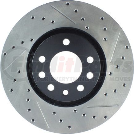 127.38014L by STOPTECH - StopTech Sport Drilled & Slotted Brake Rotor; Front Left