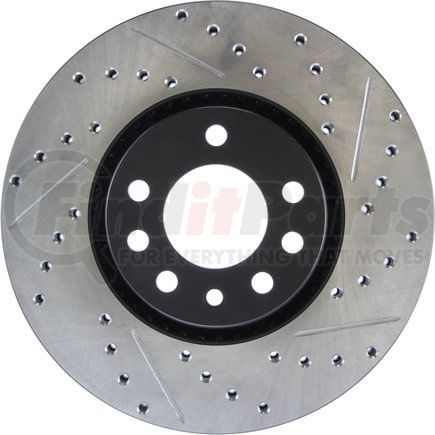 127.38017L by STOPTECH - StopTech Sport Drilled & Slotted Brake Rotor; Front Left