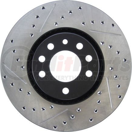 127.38017R by STOPTECH - StopTech Sport Drilled & Slotted Brake Rotor; Front Right