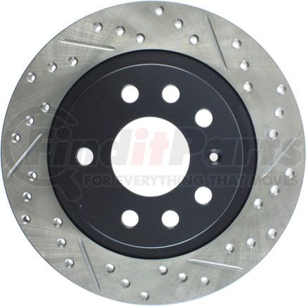 127.38018L by STOPTECH - StopTech Sport Drilled & Slotted Brake Rotor; Rear Left