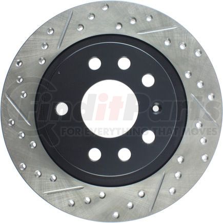 127.38018R by STOPTECH - StopTech Sport Drilled & Slotted Brake Rotor; Rear Right