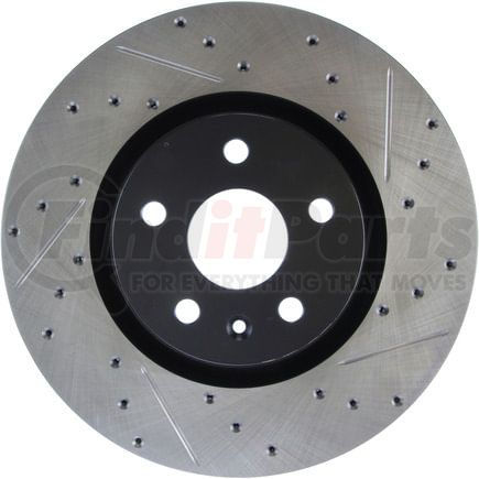 127.38024L by STOPTECH - StopTech Sport Drilled & Slotted Brake Rotor; Front Left