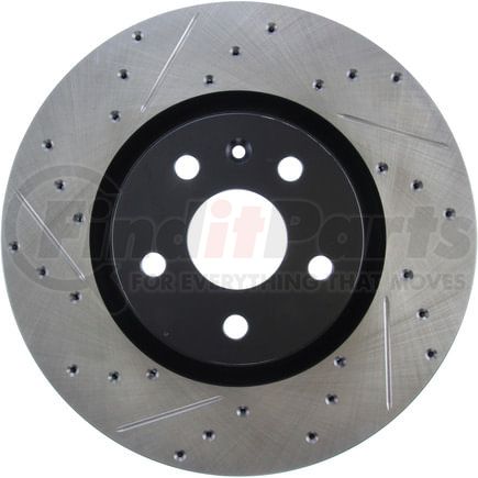 StopTech 127.38024R Disc Brake Rotor StopTech Sport Drilled & Slotted Brake Rotor; Front Right